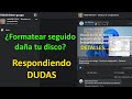 ¿Formatear muchas veces puede acabar con un disco duro?