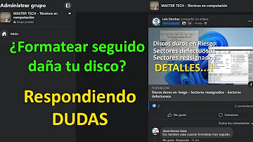 ¿El formateo completo daña el disco duro?