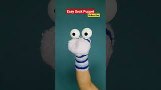 Make Sock Puppet Easy and Cute #youtubeshorts #shorts #ytshorts