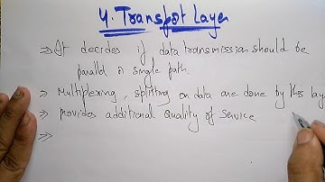 Transport layer | OSI model | CN | Computer Networks  | Lec-22 | Bhanu Priya
