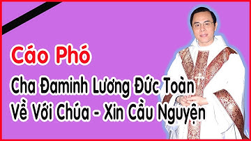 🛑 Xót Xa 1 LM Trẻ Về Nhà Chúa - Cha Đaminh Lương Đức Toàn - Xin Cầu Nguyện
