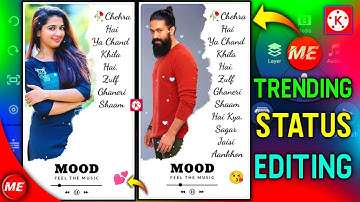 How To Make Full screen brush effect whatsapp status video editing in kinemaster Hindi