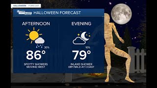 First Alert Weather Forecast for Morning of Monday, Oct. 31, 2022