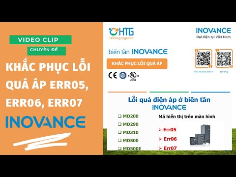Video Khắc Phục Lỗi Quá Điện Áp ERR05, ERR06, ERR07 Của Biến... - youtube