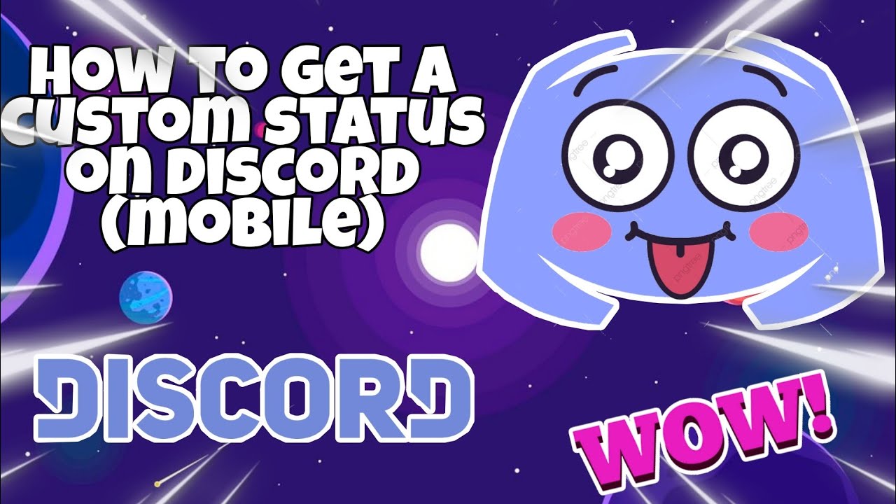 How to get a custom status on discord (mobile) - YouTube