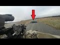 US Army Helmet Cam Of Humvee Machine Gunners Taking Out SVBIEDs During Simulated Combat Training