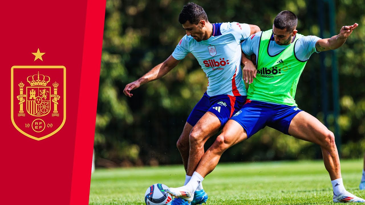 Último entrenamiento de la SELECCIÓN ESPAÑOLA en Serbia antes de viajar a Suiza | Nations League