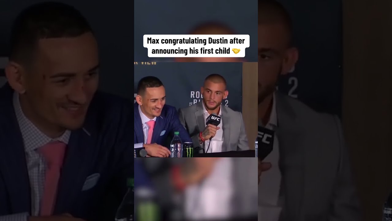 A Wholesome Moment Between Poirier And Holloway 