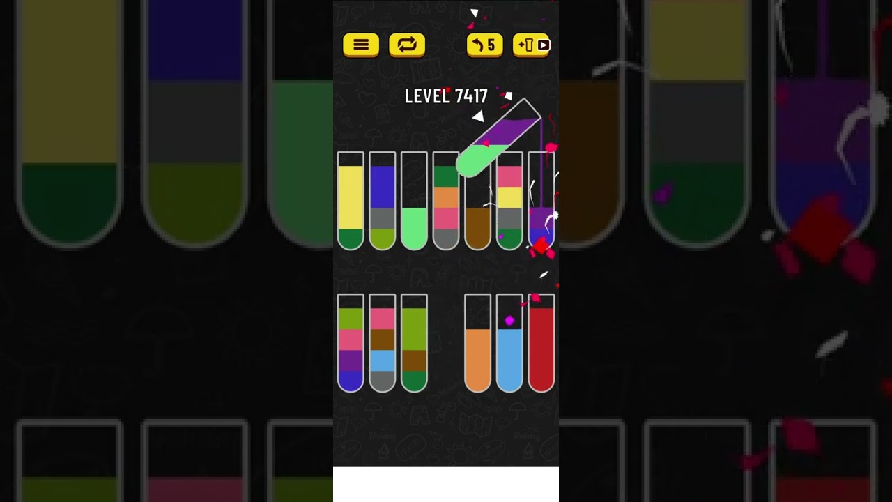 water sort puzzle level 7417