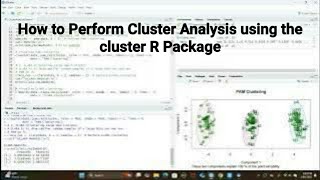 How to Perform Cluster Analysis using the R Package cluster  #r #clusteranalysis #PAM #CLARA #FANNY