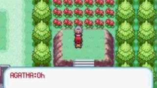 Pokemon Emerald Forest First Script Agatha 0001
