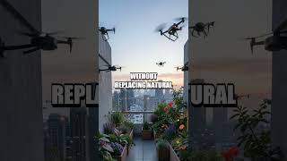 Neon Gardens The AI Pollinator Drones Awakening Urban Ecology