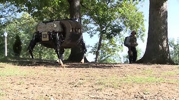 MilitarySkynet.com News - Slow Ass Pack Robot Boston Dynamic tested an autonomous robot Pack Animal