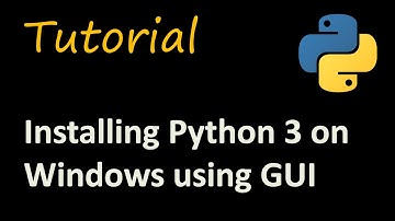 Installing Python on Windows