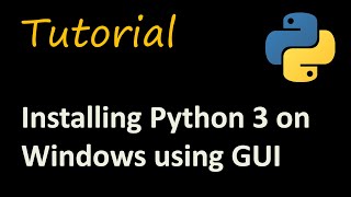 Installing Python on Windows