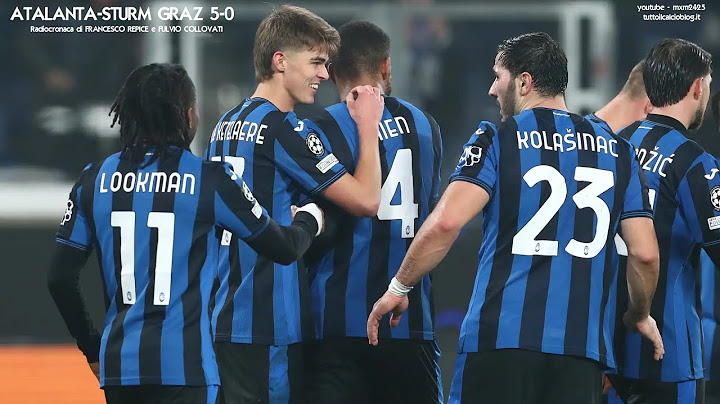 ATALANTA-STURM GRAZ 5-0 - Radiocronaca di Francesco Repice e Fulvio Collovati (21/1/2025) Rai Radio1