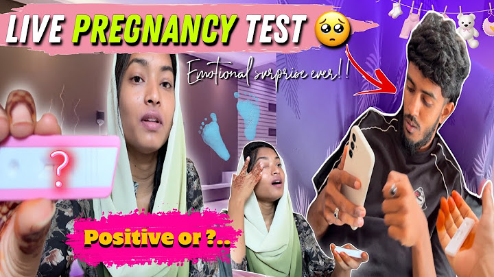 LIVE PREGNANCY🤰TEST | Unexpected miracle 🥹‼️( He cried 😭 ) POSITIVE OR ? #trending