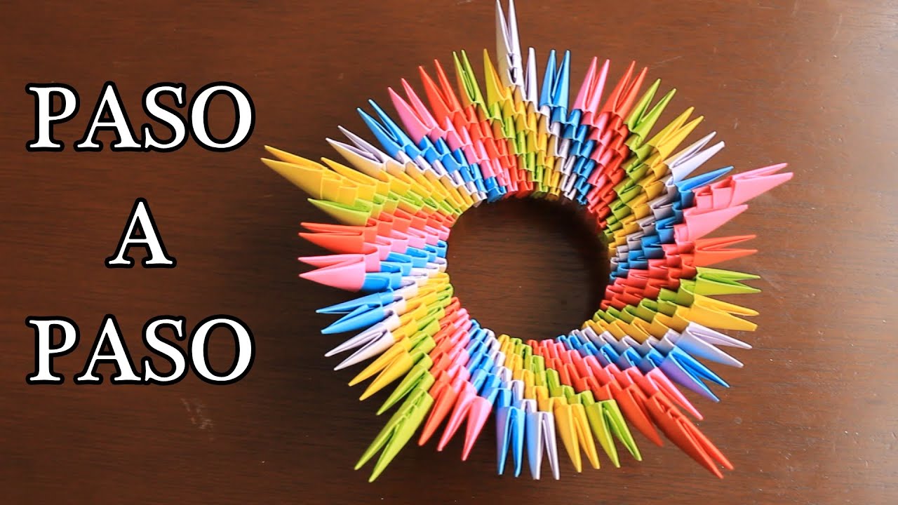 Espiral Origami 3D / Spiral Origami 3D TUTORIAL FACIL! YouTube