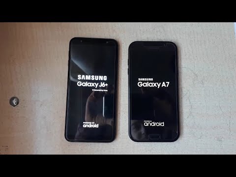 Samsung Galaxy J6 Plus vs Galaxy A7 2017 SPEED TEST !!!