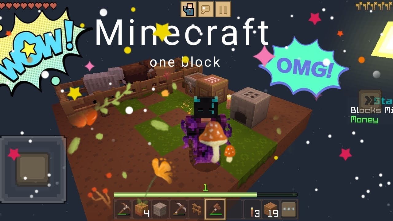 today we are going to be playing minecraft one block part 1 - YouTube