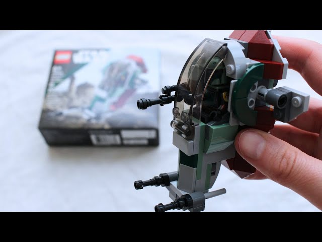 REVIEW LEGO Star Wars Boba Fett's Starship Microfighter 75344