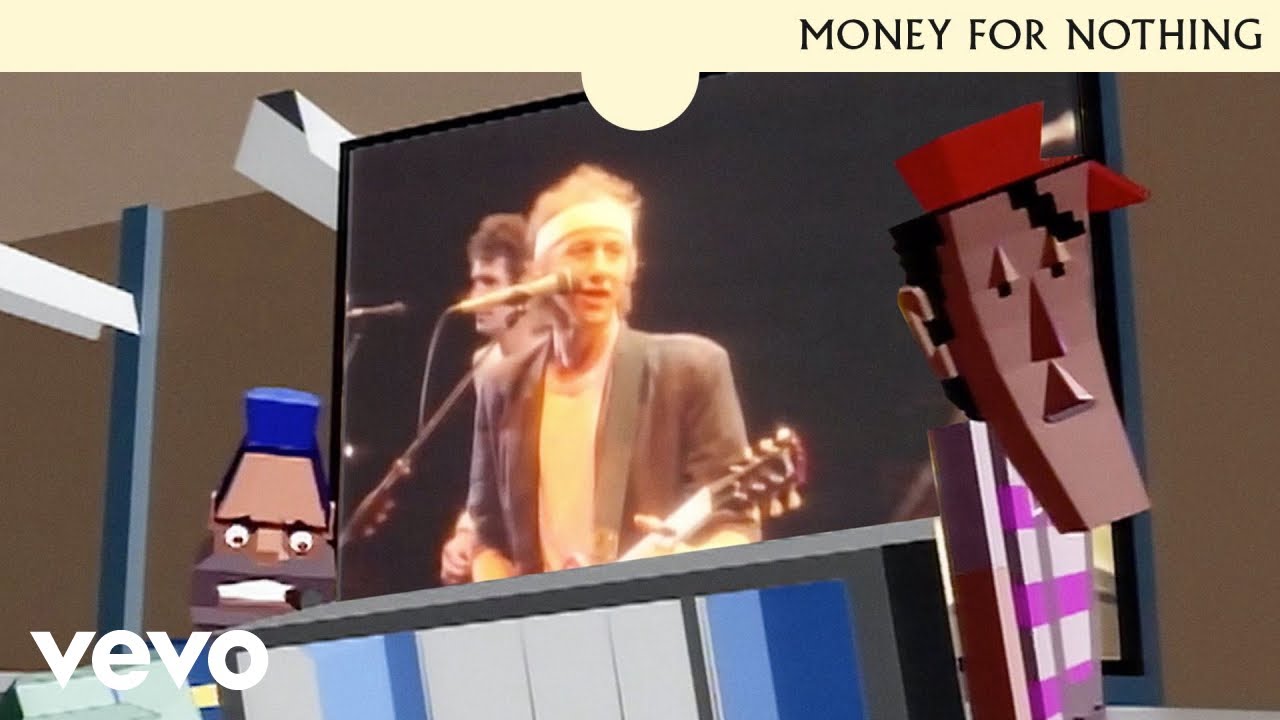 Dire Straits   Money For Nothing Official Music Video