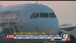 Frontier Airlines responds to complaints about fees