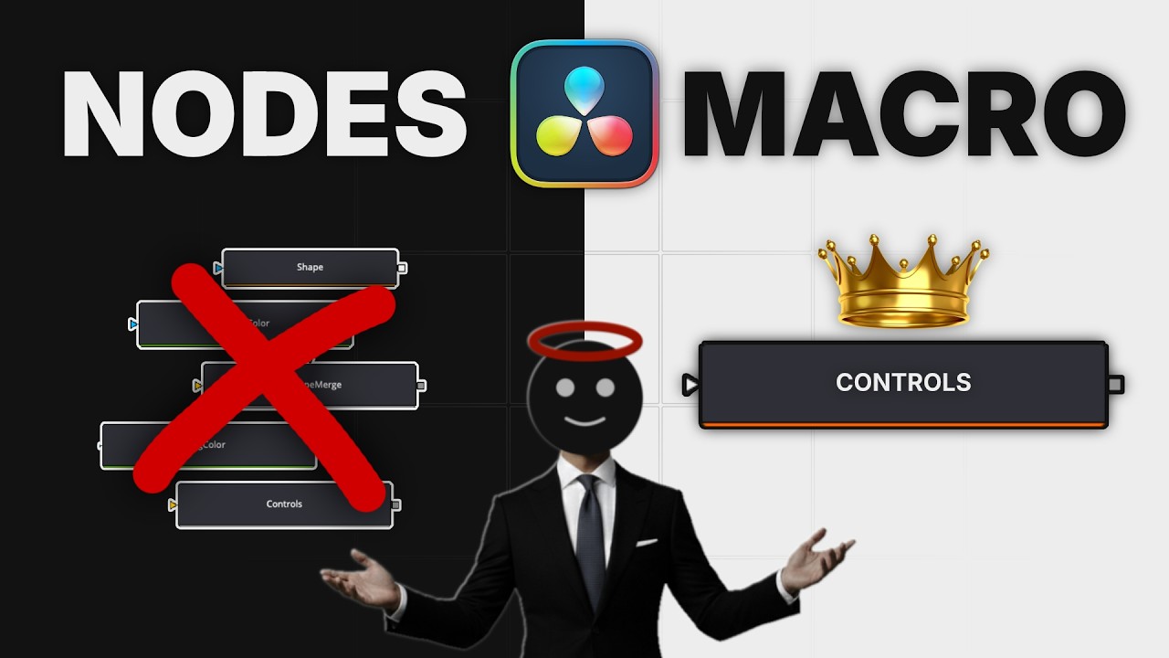 Основные макросы и пользовательские элементы управления в DaVinci Resolve Fusion