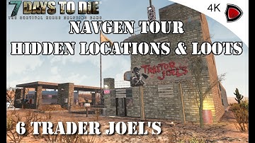7 Days to Die Alpha 15 NavGen Tour: Hidden Locations & Loot in 4K #6 Trader Joel