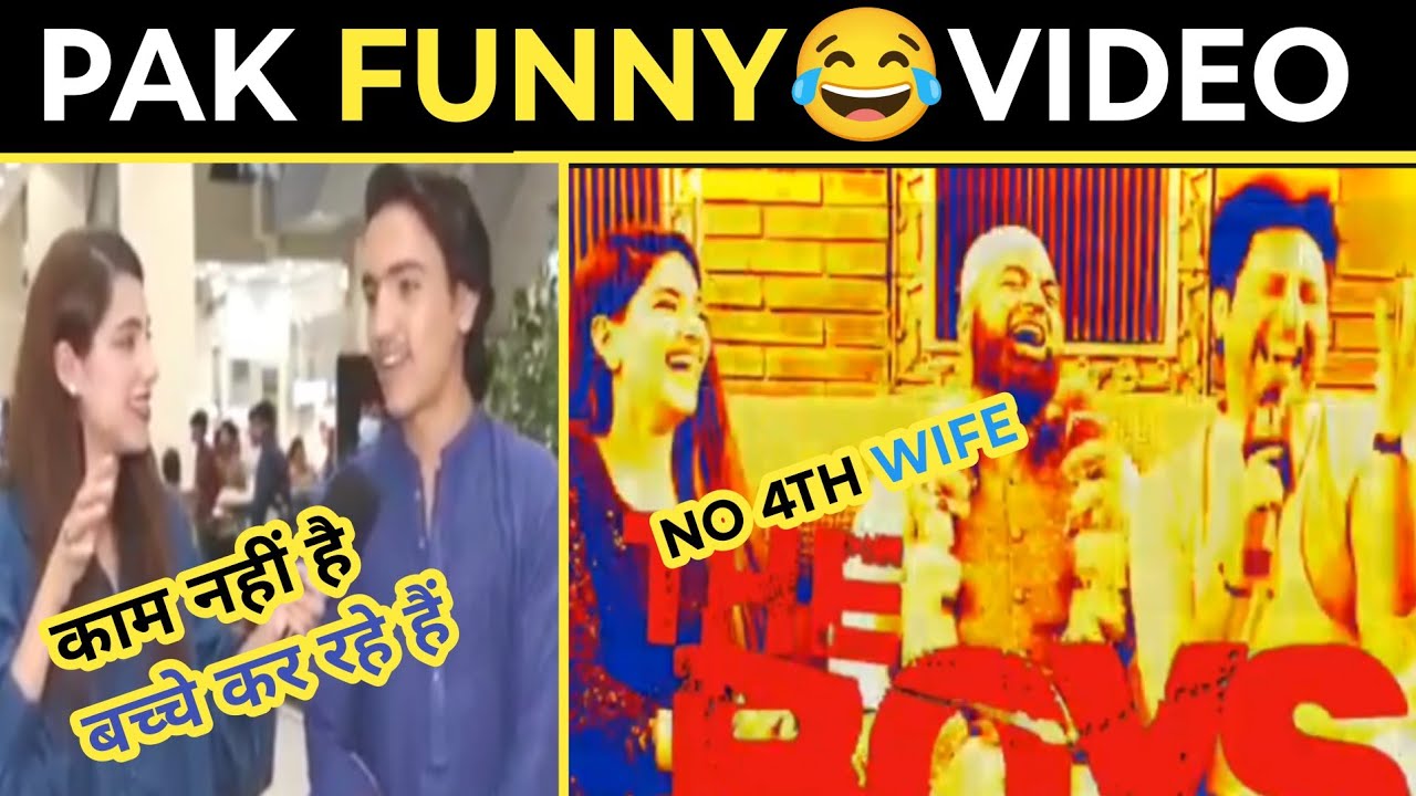 Pakistani 🇵🇰 Funny 😂 Videos|Pakistani Public Funny Interview|Pak Funny Videos|Pak Media On India