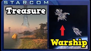 Digging Up Buried Treasure & Witnessing Humanity's New Warship  - Starcom Open World Space RPG - #10