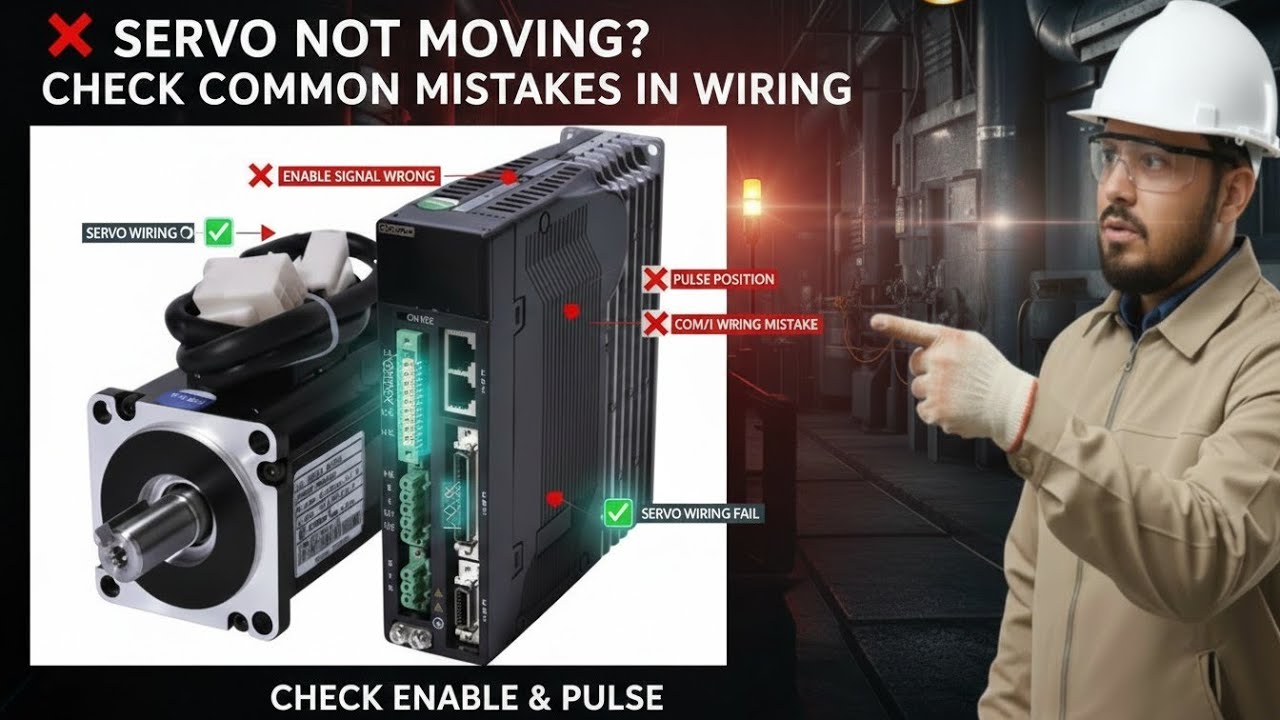 Common Servo Wiring Mistakes | Enable Signal & Pulse Position Error Fix ...