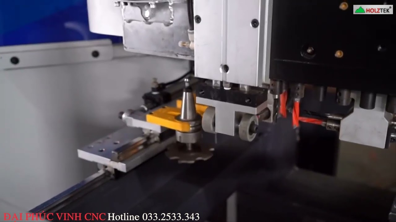 MÁY KHOAN CNC GIA CÔNG 6 MẶT HOÀN THIỆN HOLZTEK - youtube