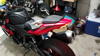 2019 Red And Black Gsxr 1000R Hotbodies Fender Eliminator Installed