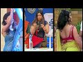 Shwetha chengappa kannada tv hot sleeveless blouse saree