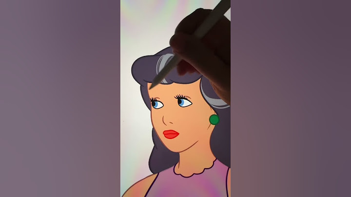 Cinderella transforms in Lady Tremaine #disney #transformation #art #glowup #artist #cinderella