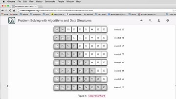 Search/Sort 8 | insertion sort