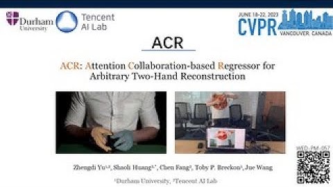 (CVPR2023) ACR: Attention Collaboration-based Regressorfor Arbitrary Two-Hand Reconstruction