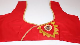 Soft Silk Saree Blouse Design screenshot 1