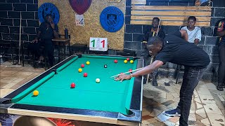Innocent Tumushabe Vs Joseph Kasozi.  POOL GARAGE 96-MAN POOL TABLE COMPROUND 1, RACE TO 5.