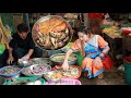 Market Show | I buy Fresh Fish Egg and ingredient for my recipe | Cook and eat | Mommy Cooking