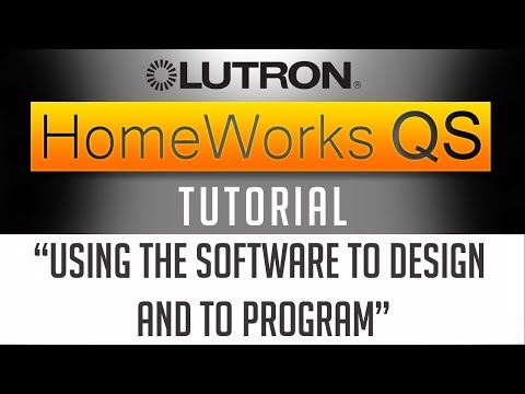 Lutron Homeworks QS Tutorial // How I use Homeworks QS Software to Design and to Program (2018)