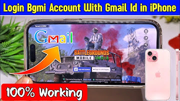 How to login Bgmi with Gmail in iphone/ios 2025 | bgmi Id login with gmail account in iPhone