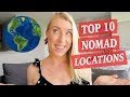 TOP 10 NOMAD CITIES ♡ Destination wish list & favourites
