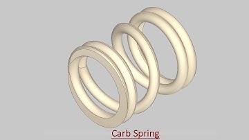 Carb Spring (Video Tutorial) Autodesk Inventor