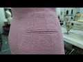 How to sew a Back Pocket of a Skirt