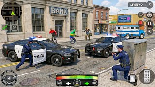 US Police Car Chase: Cop Games-Thieves want to rob a bank screenshot 1