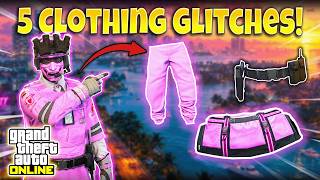 GTA 5 Top 5 SOLO Clothing Glitches AFTER PATCH 1.72! (IAA Badge, Cop Belts & More!)