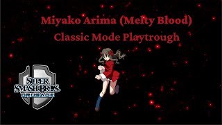 Super Smash Bros. Crusade 9.5 Demo - Miyako Arima (Melty Blood) Classic mode playthrough