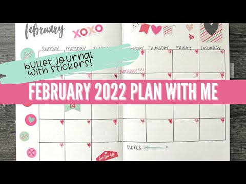 February Bullet Journal Ideas (With Video!) ⋆ The Petite Planner